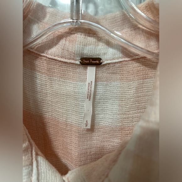 Free People Hey There Sunrise Button Down Top S - Picture 3 of 4